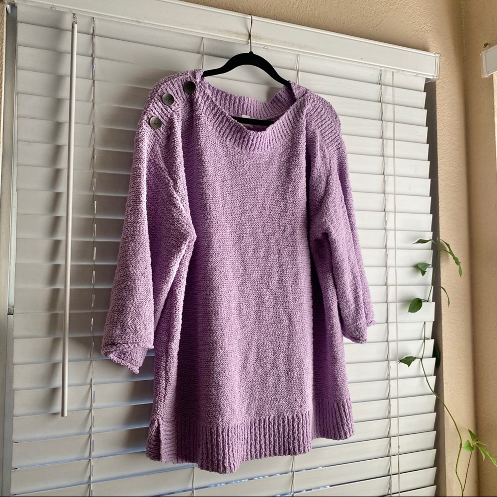 CASLON lavender knit